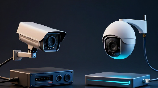 تفاوت بین دوربین های AHD ( آنالوگ ) با  IP ( تحت شبکه )